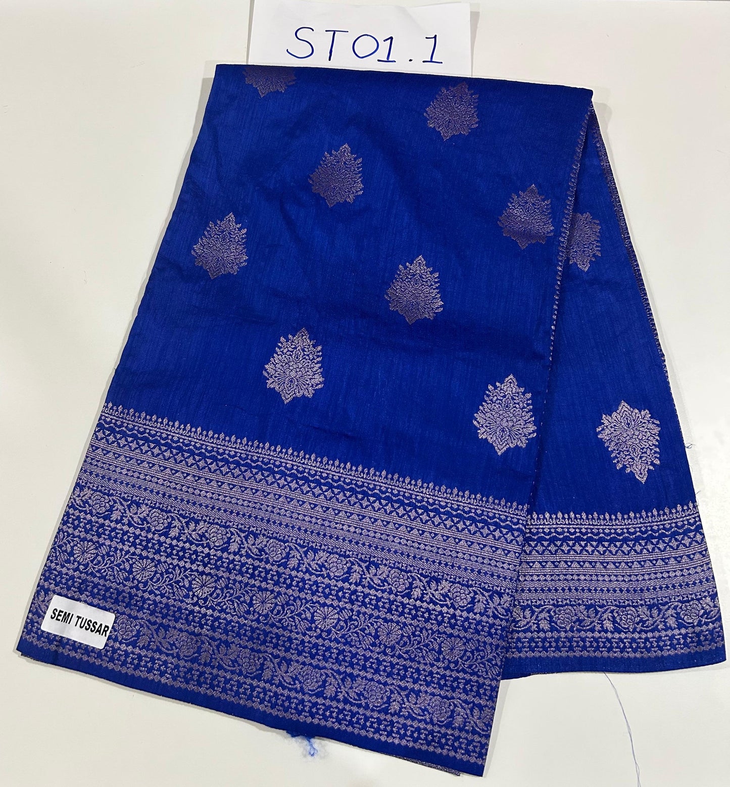 Semi Tussar Butta Design-1