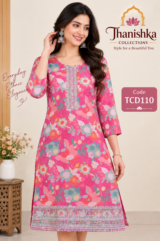 Chinnin Silk Kurti