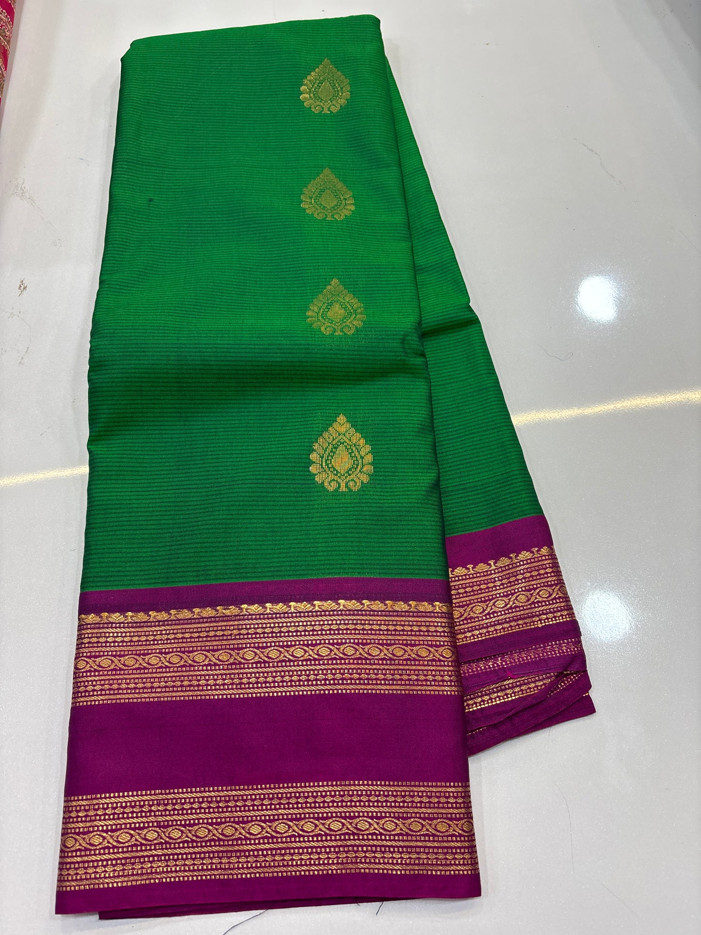 Semi Gadwal Sico Vintage saree-14