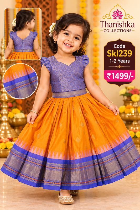 Kids Stitched Lehanga