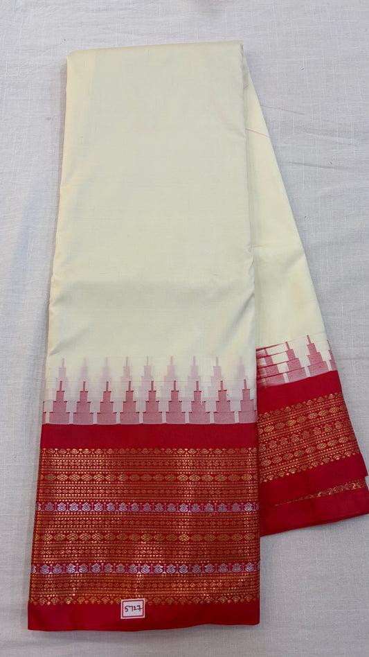 Semi Gadwal Silk Saree