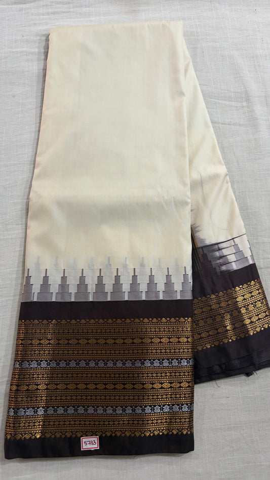 Semi Gadwal Silk Saree
