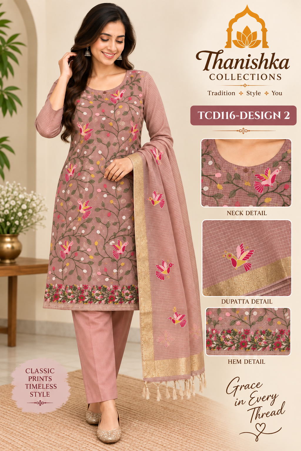 Kota Checks Kurti Set