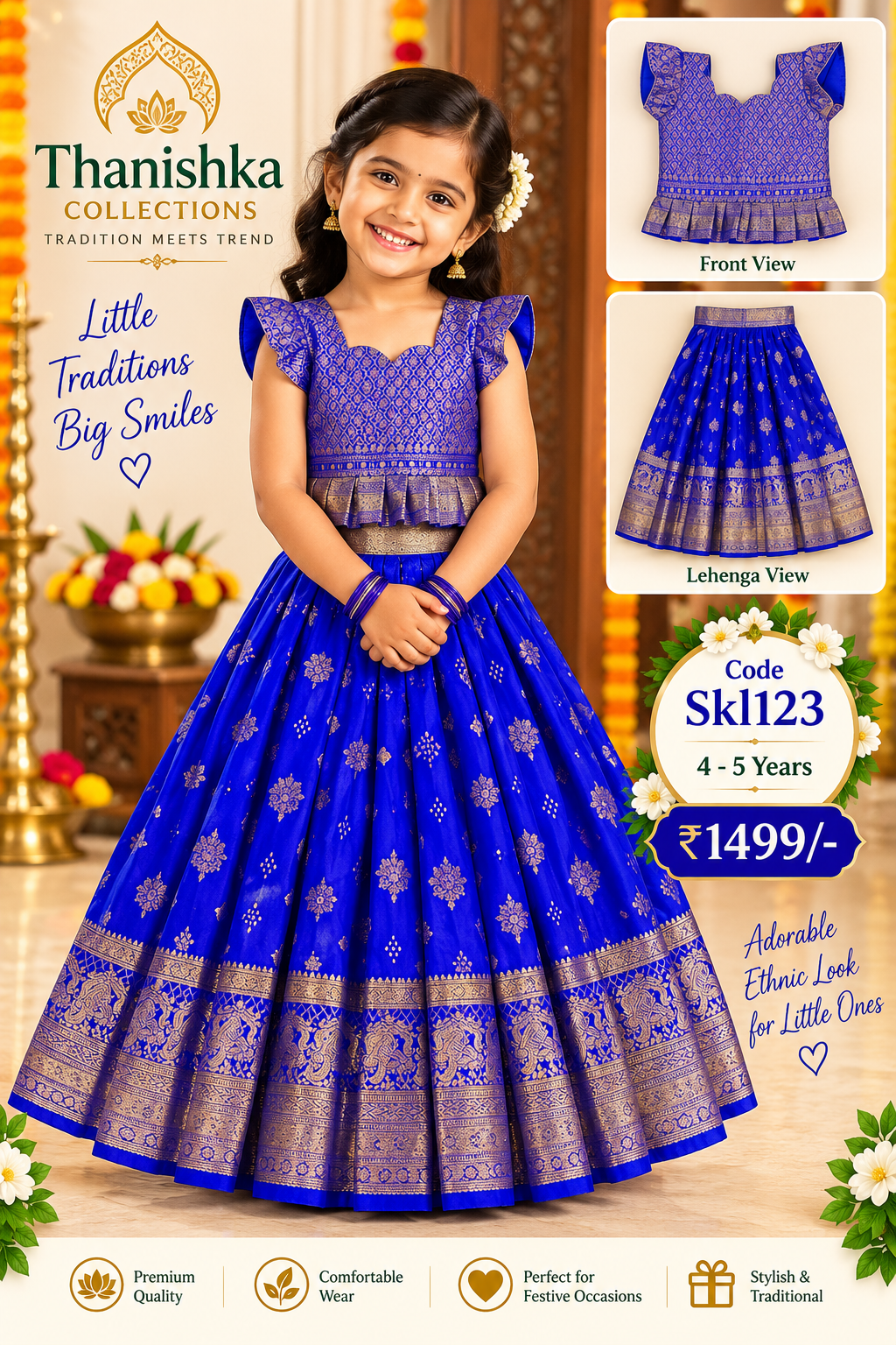 Kids Lehanga Blouse
