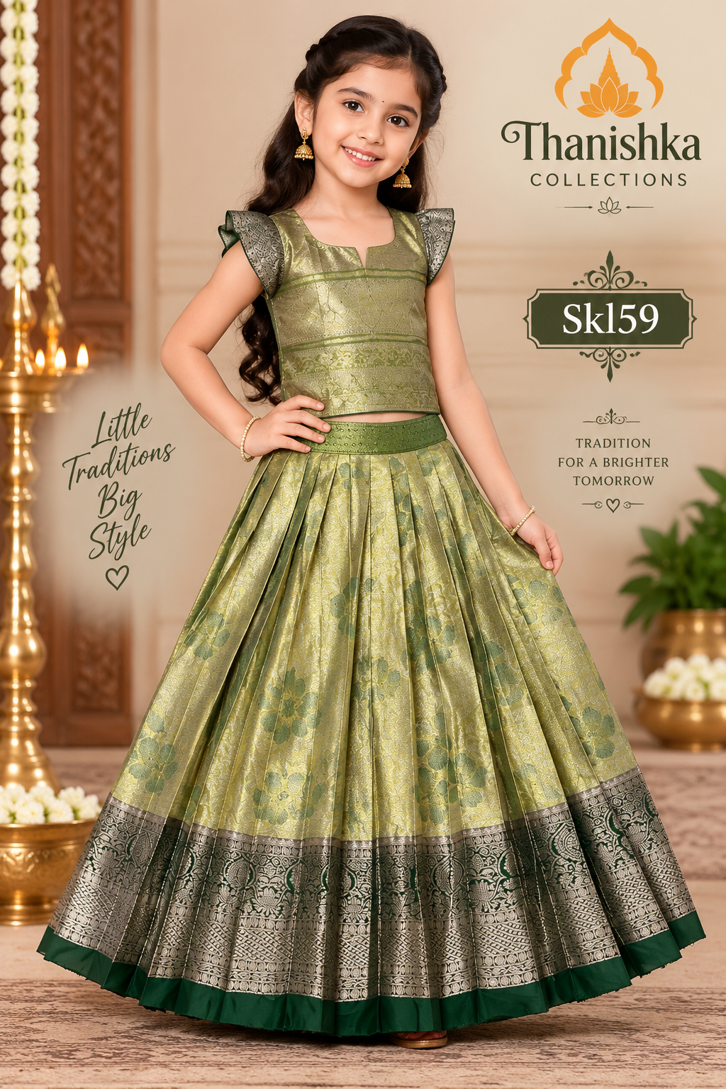 Kid’s lehenga Stitched