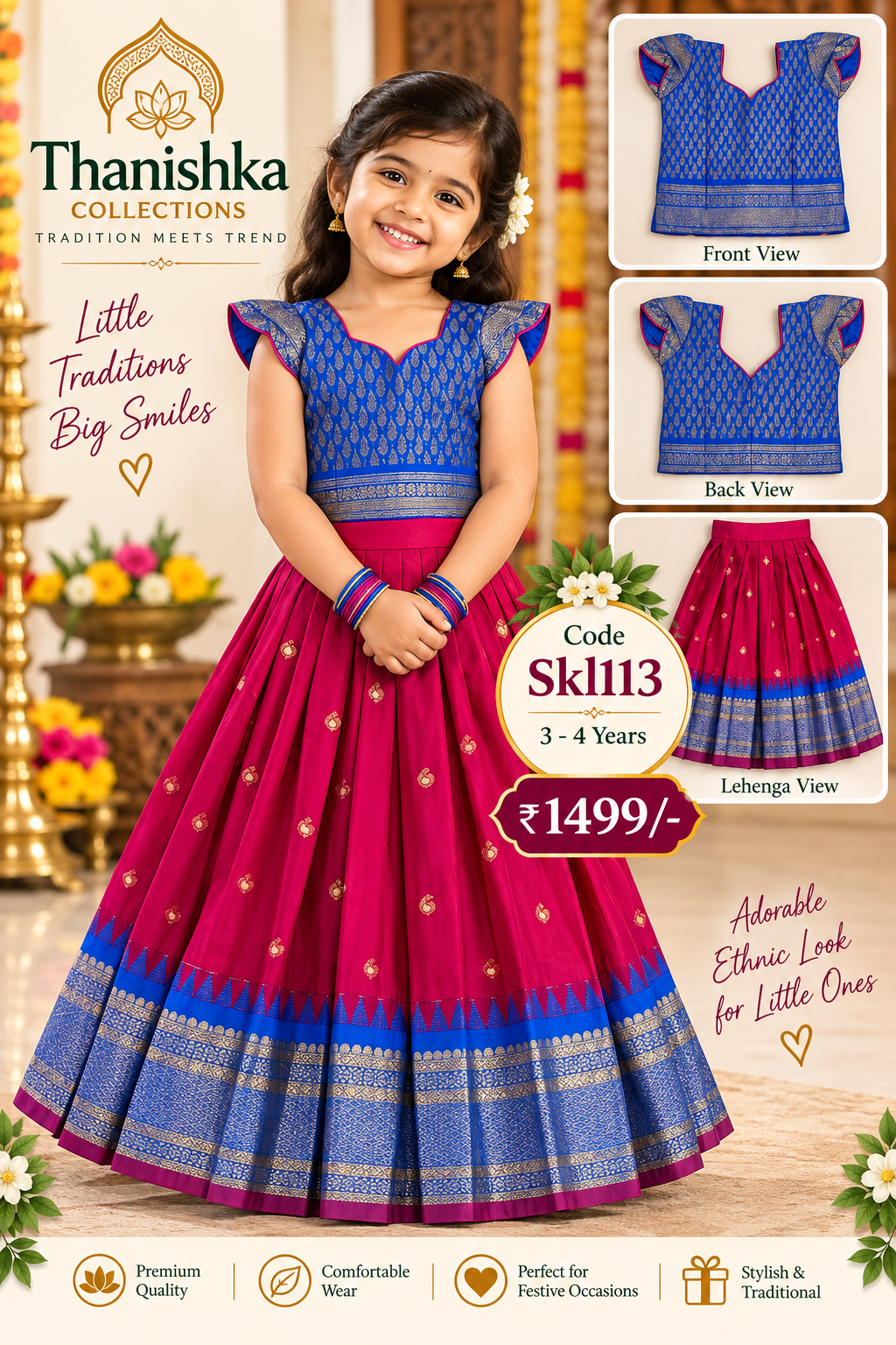 Kids Lehanga Blouse