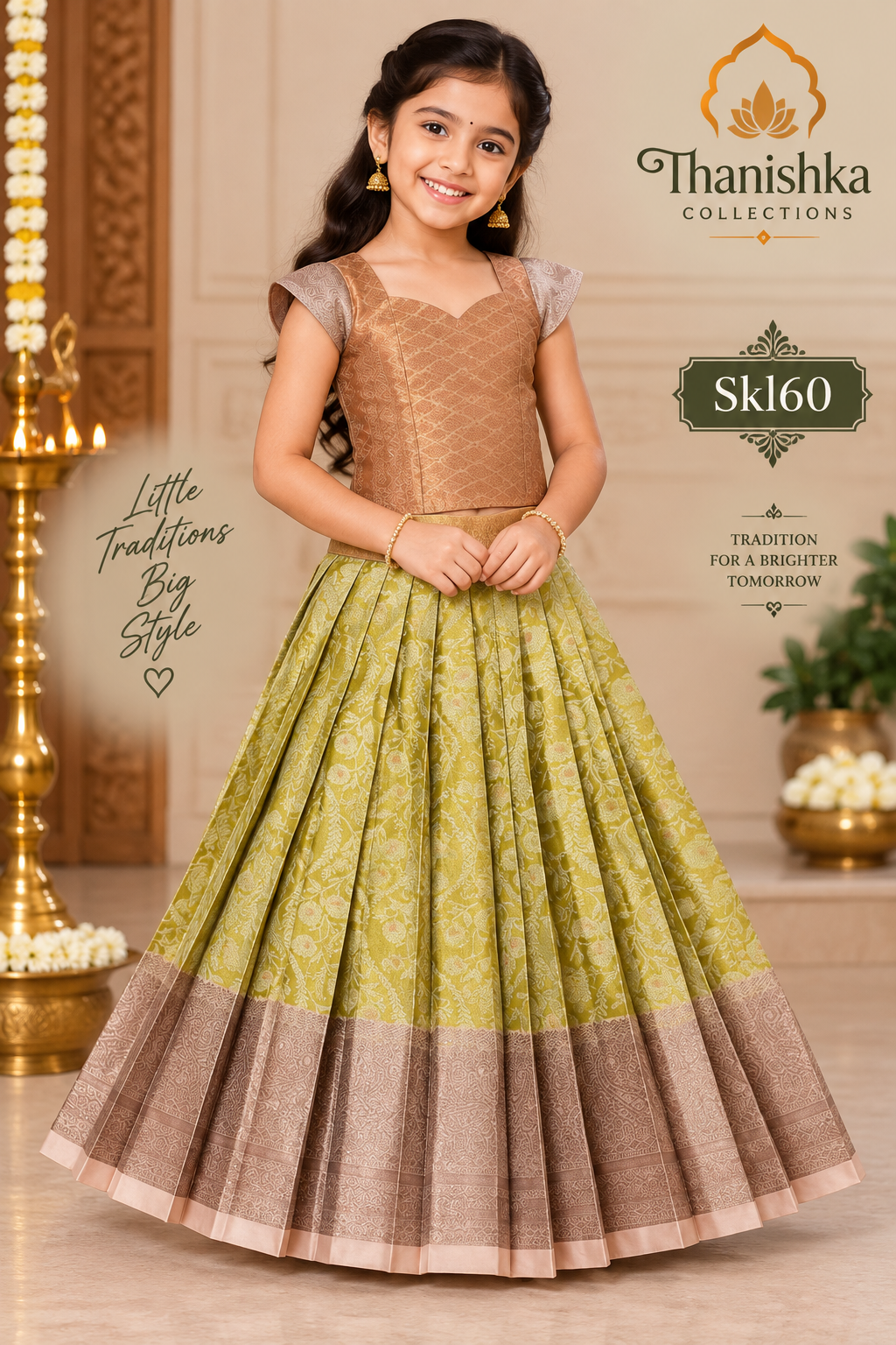 Kid’s lehenga Stitched