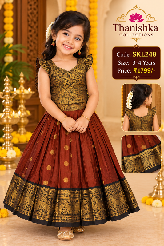 Kids Stitched Lehanga