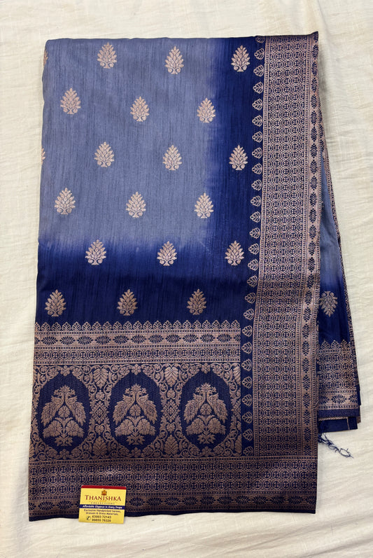Semi Tussar Dual Shade Sarees-40