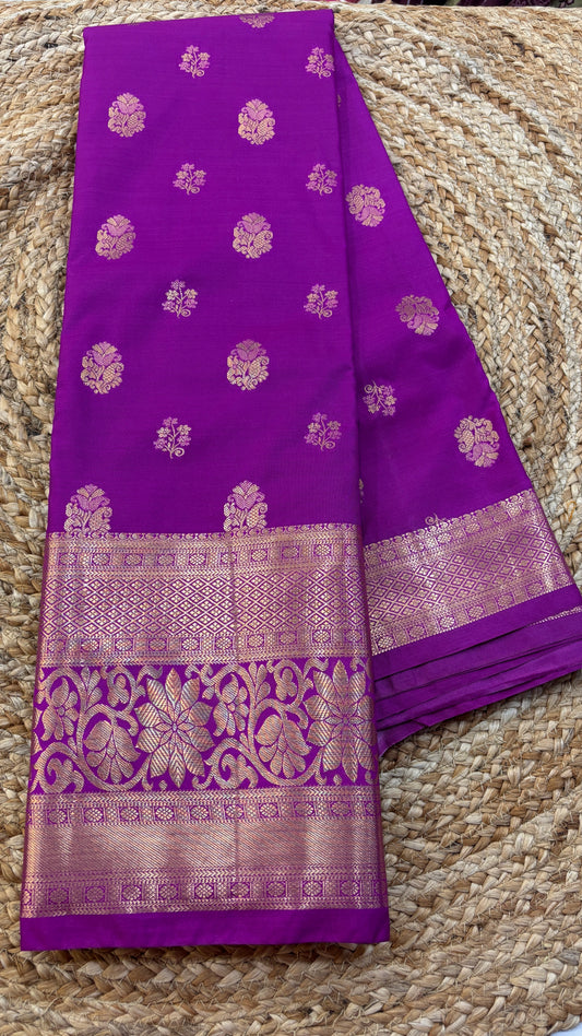 Semi Kanchi Butta Sarees