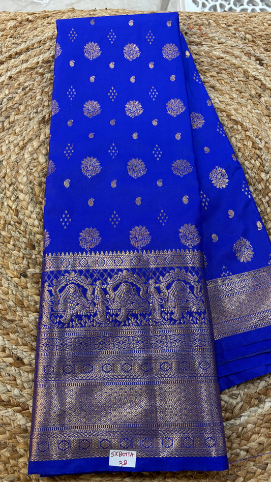 Semi Kanchi Butta Sarees