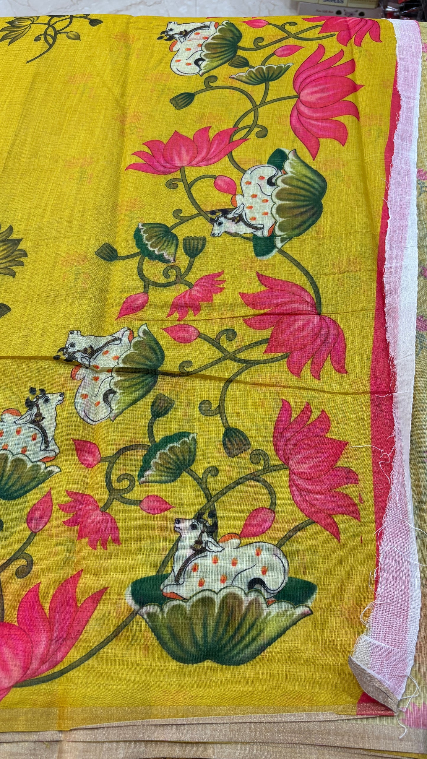 Linen Silk Saree-1