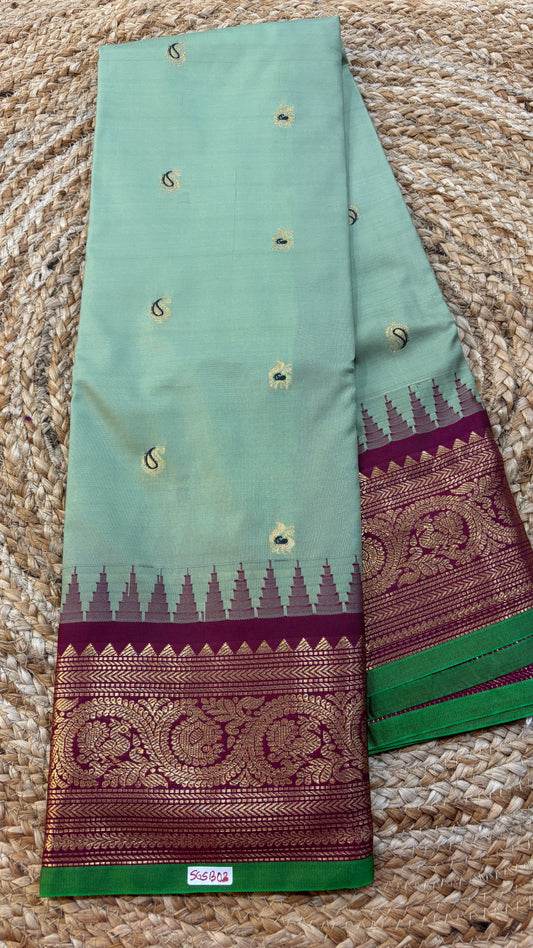 Semi Gadwal Silk Saree