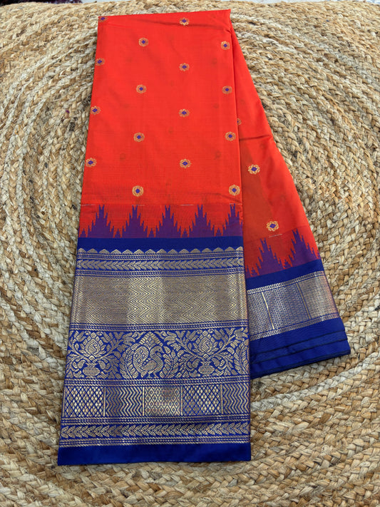 Semi Gadwal Silk Saree