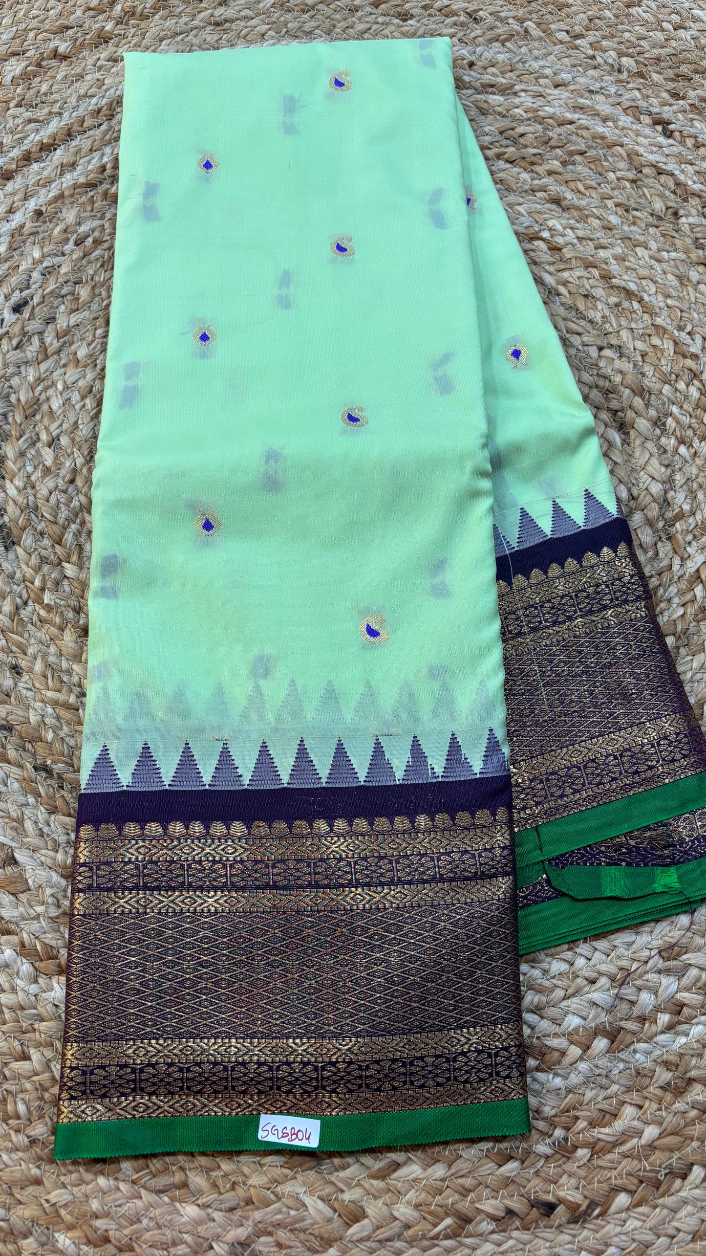 Semi Gadwal Silk Saree