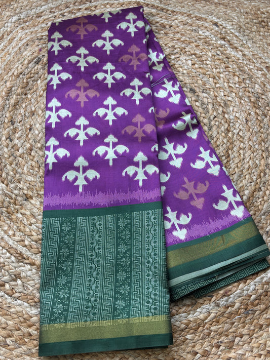 Ikkat SIlk Saree