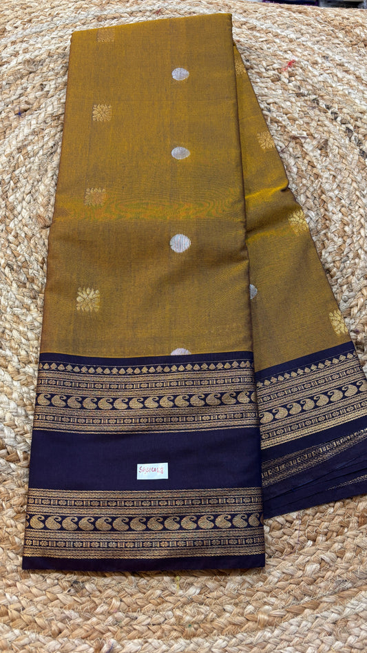 Semi Gadwal Sico Gap Border Saree