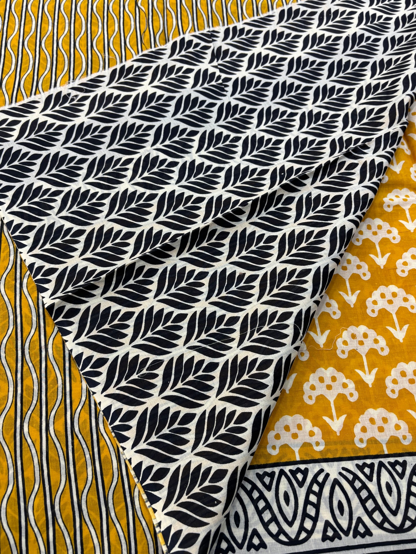 Mul cotton Block printed Saree