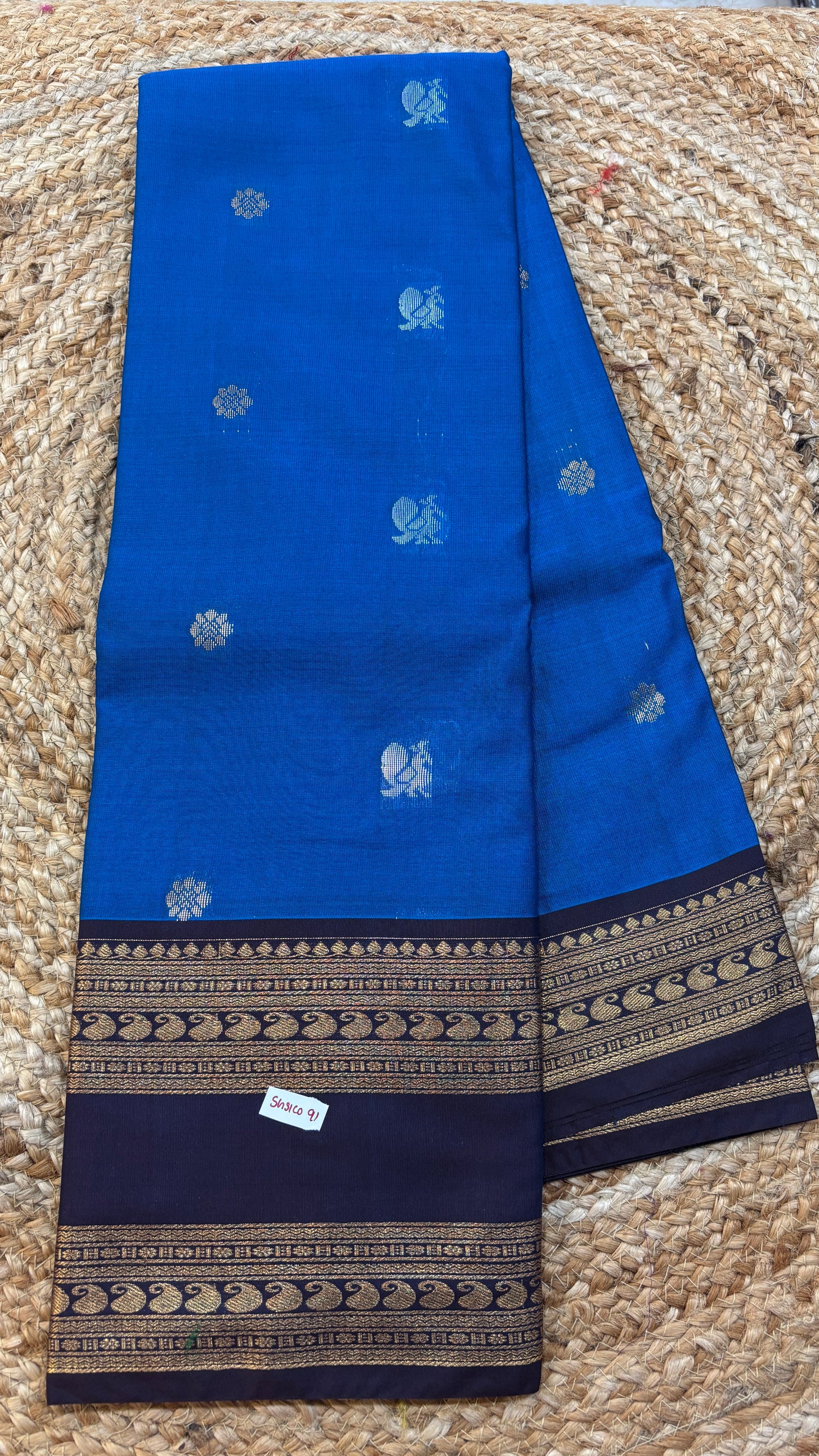 Semi Gadwal Sico Gap Border Saree