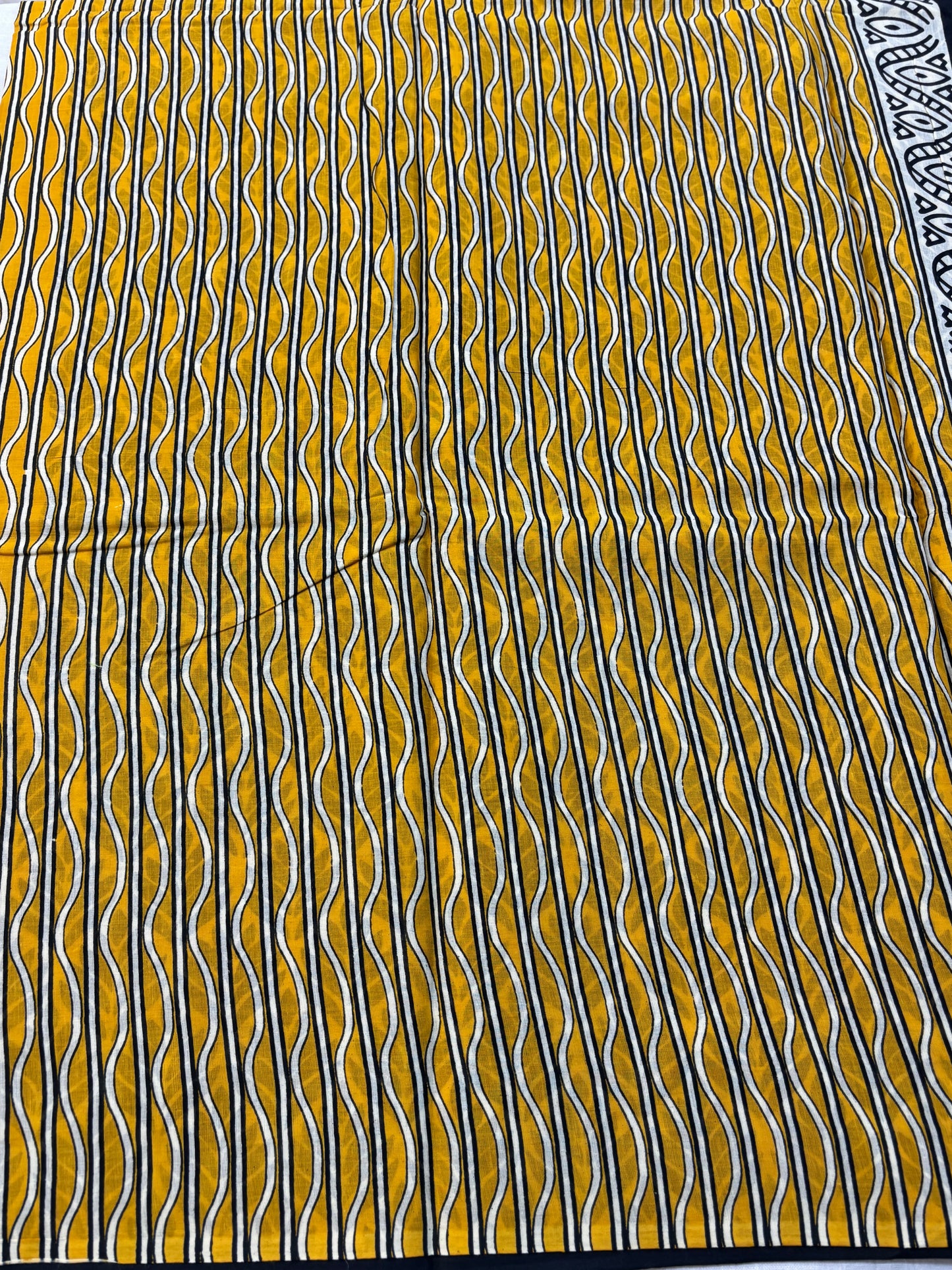 Mul cotton Block printed Saree