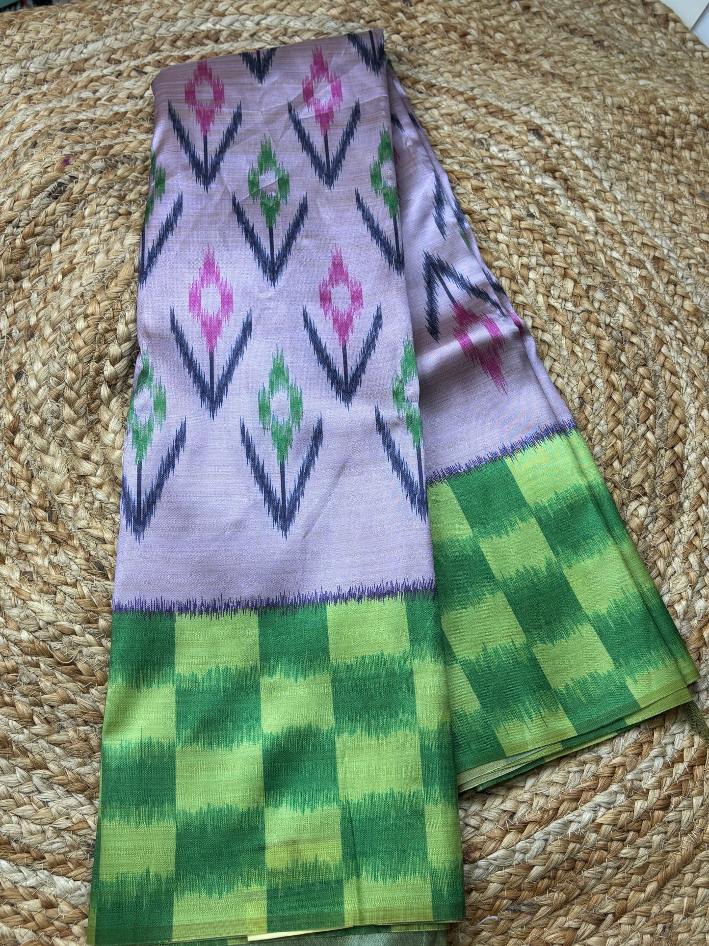 Ikkat SIlk Saree