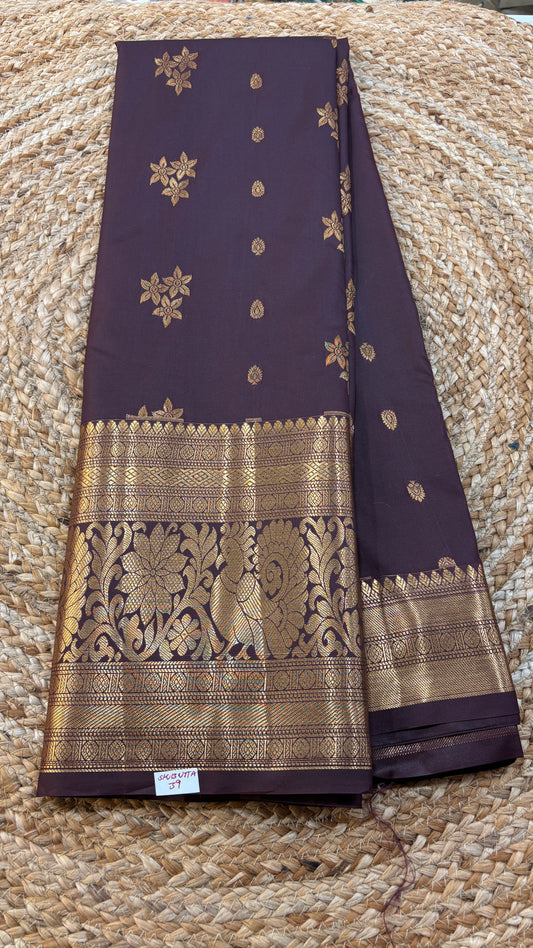 Semi Kanchi Butta Sarees