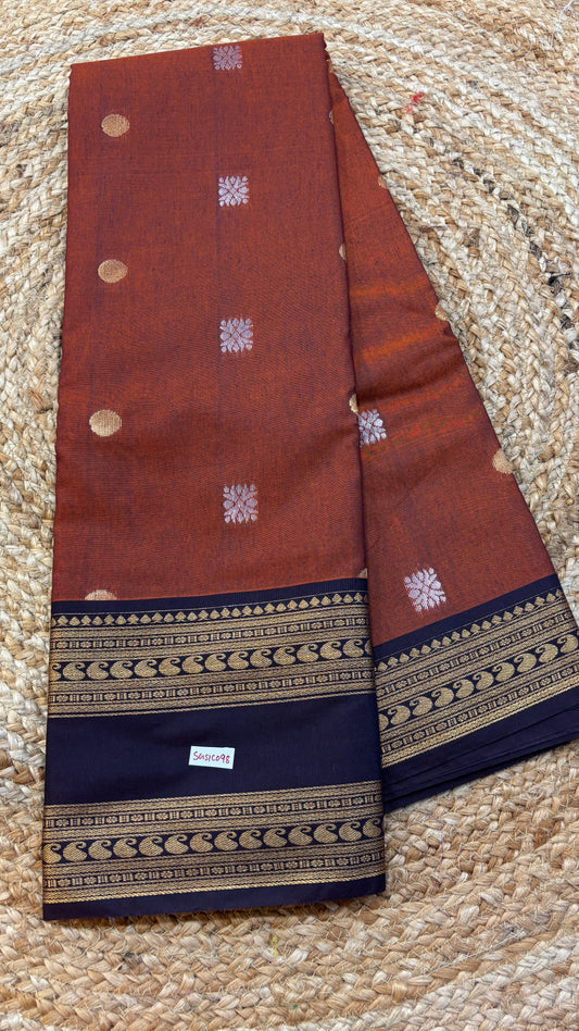 Semi Gadwal Sico Gap Border Saree
