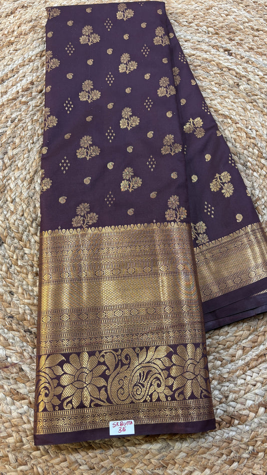 Semi Kanchi Butta Sarees