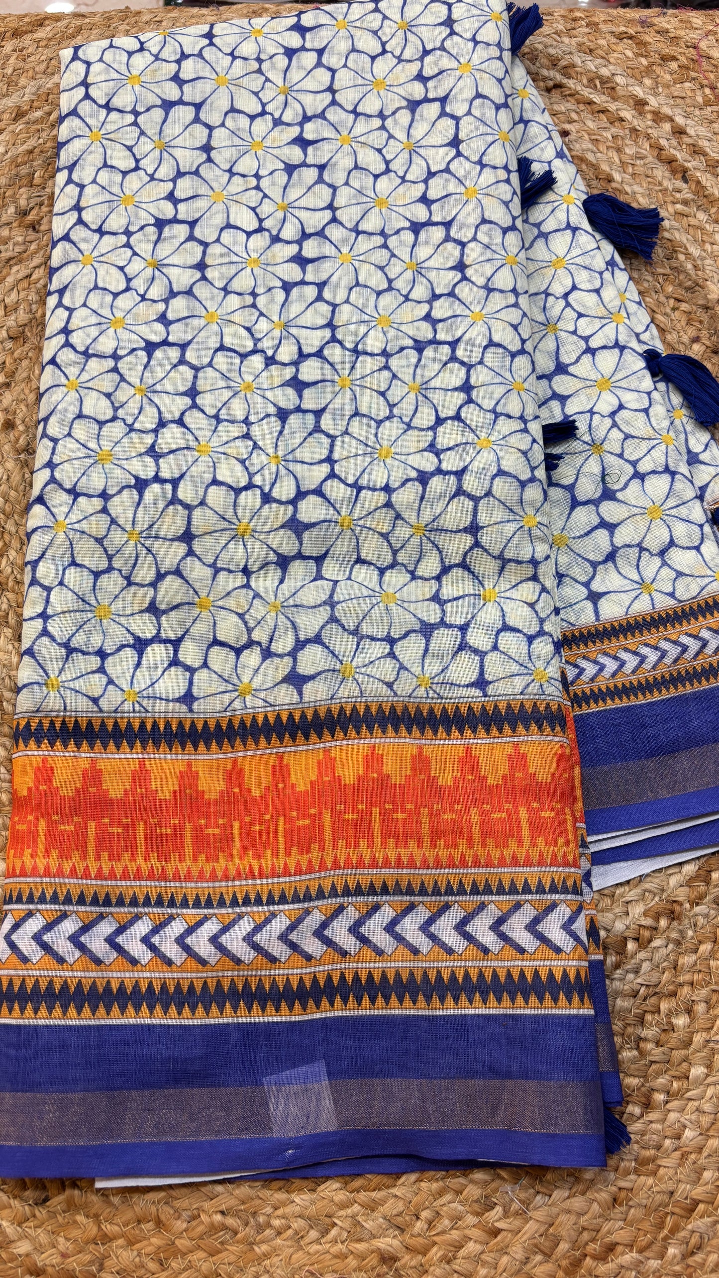 Linen Silk Saree