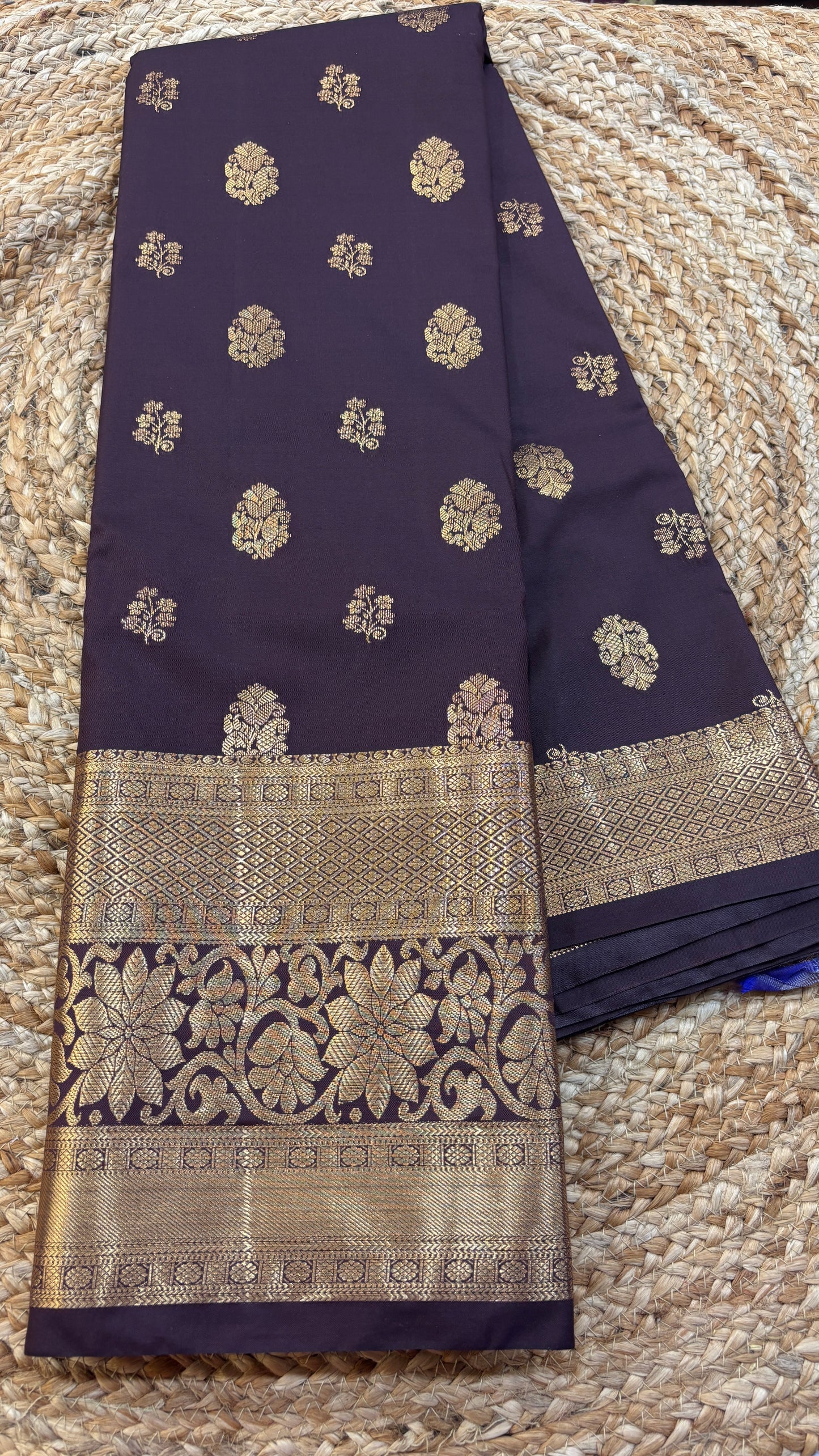 Semi Kanchi Butta Sarees