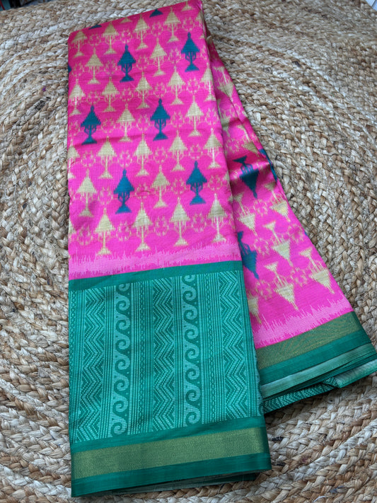 Ikkat SIlk Saree