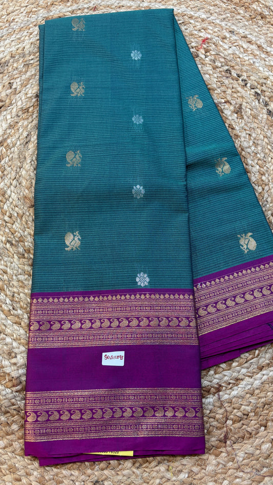 Semi Gadwal Sico Gap Border Saree