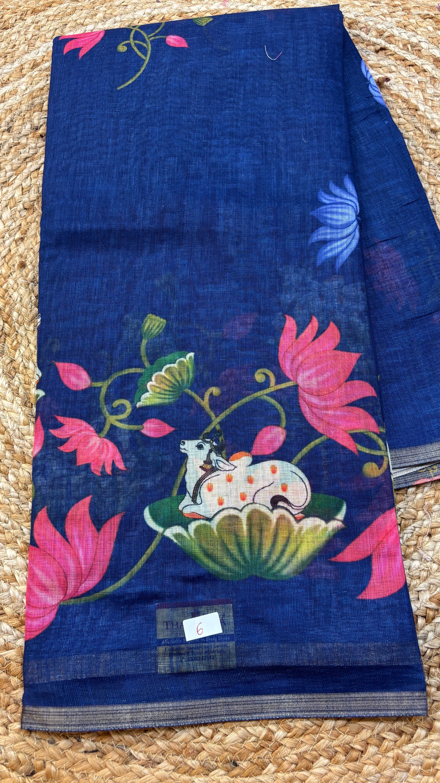 Linen Silk Saree