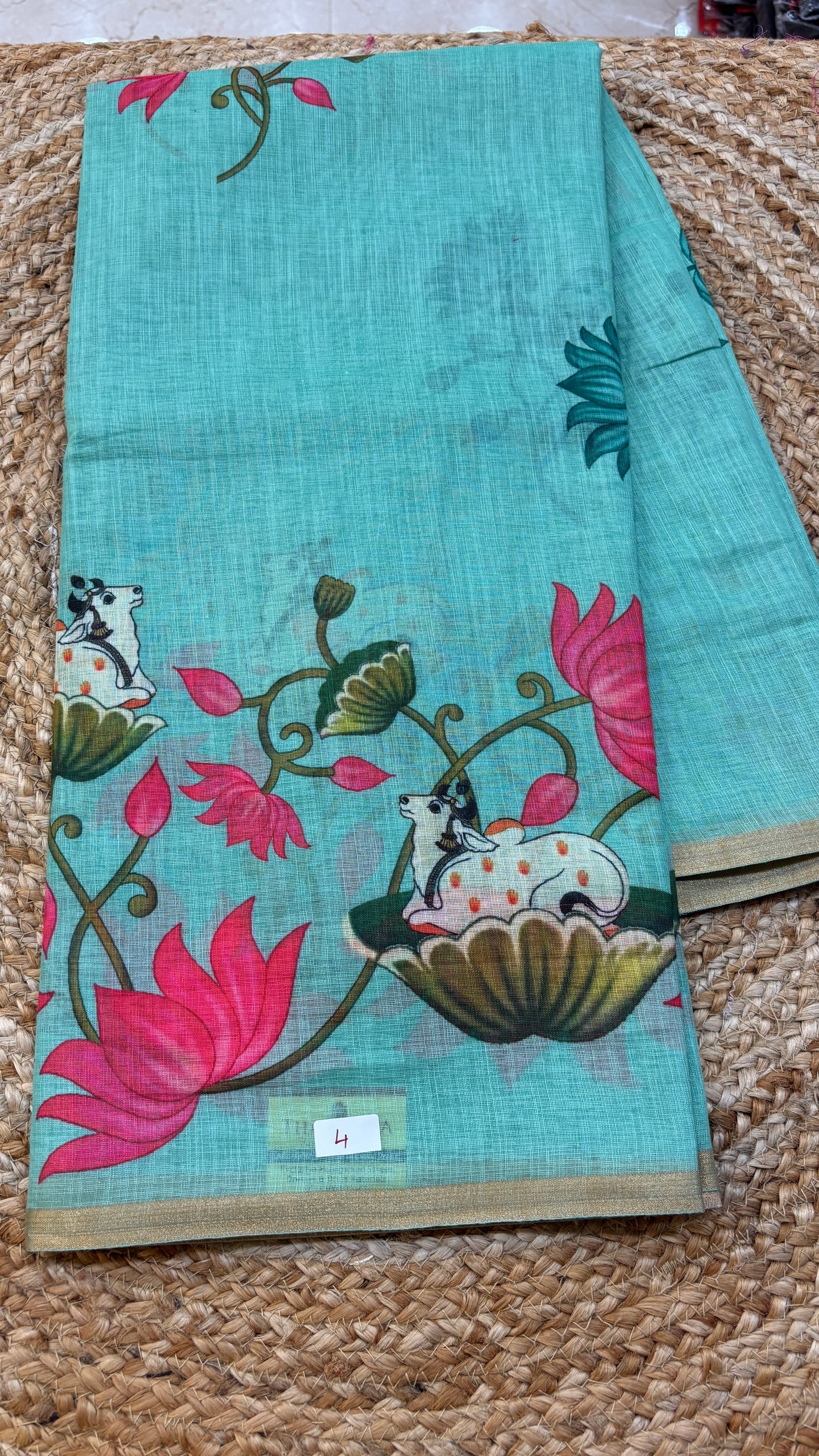 Linen Silk Saree