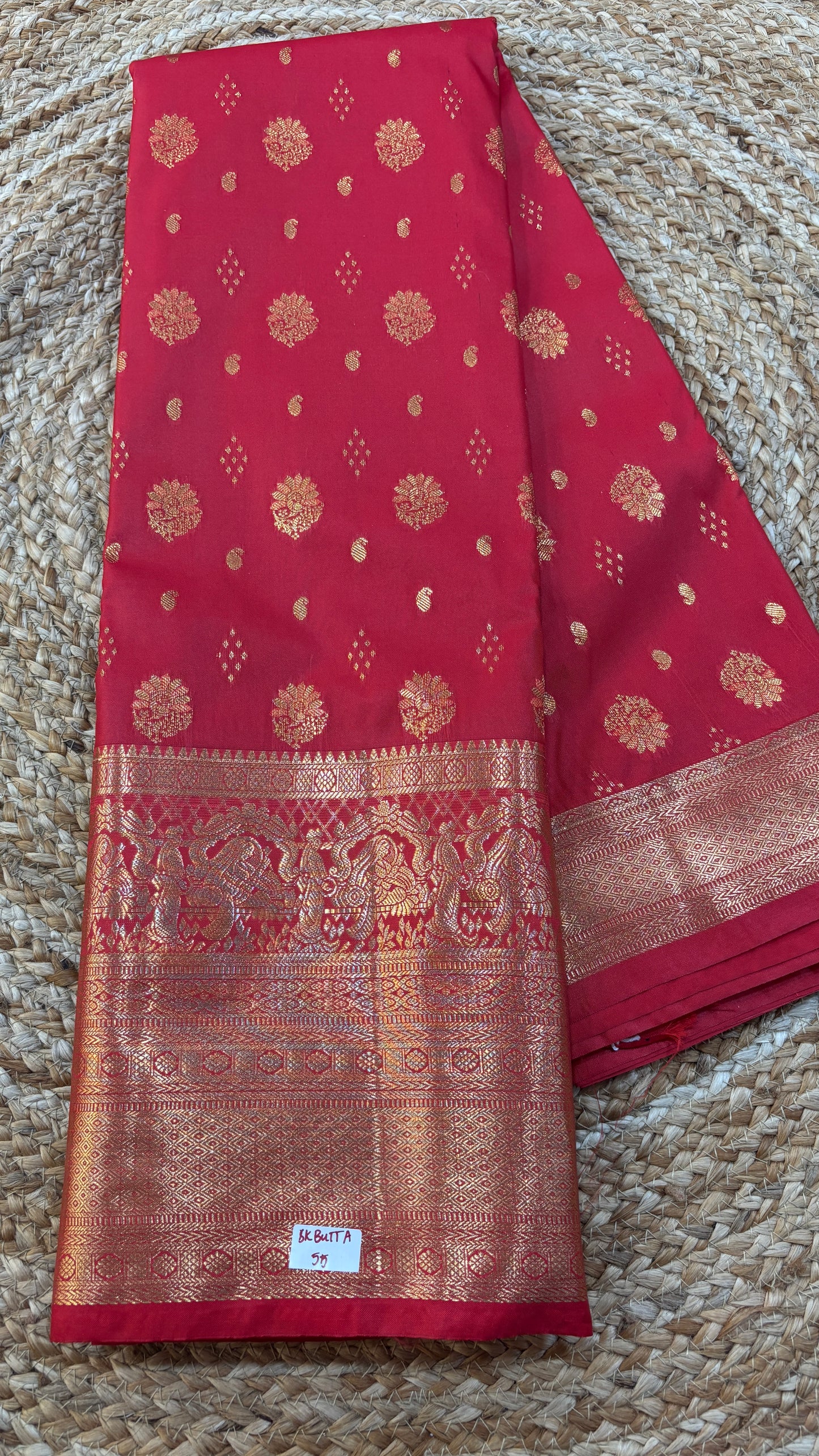 Semi Kanchi Butta Sarees