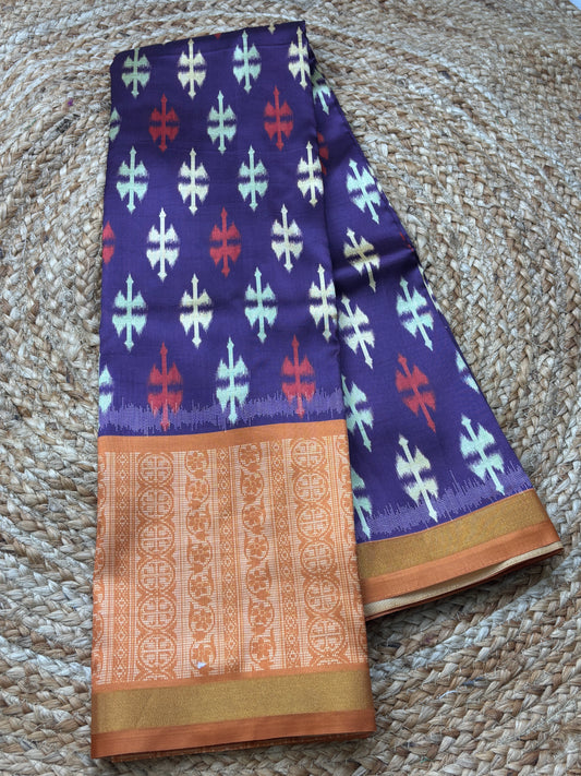 Ikkat SIlk Saree-20