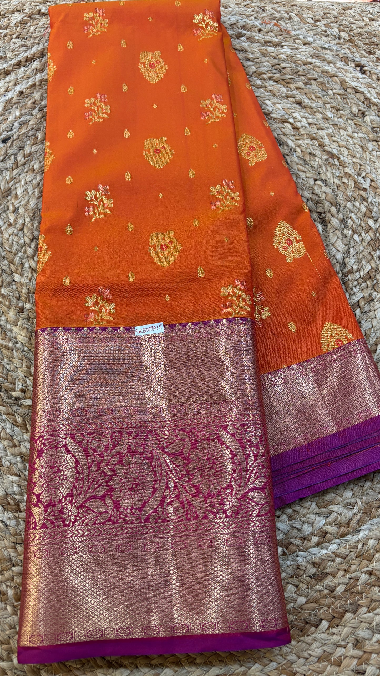 Semi Kanchi Butta Sarees