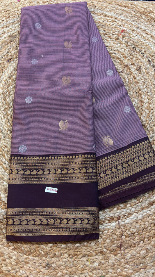 Semi Gadwal Sico Gap Border Saree