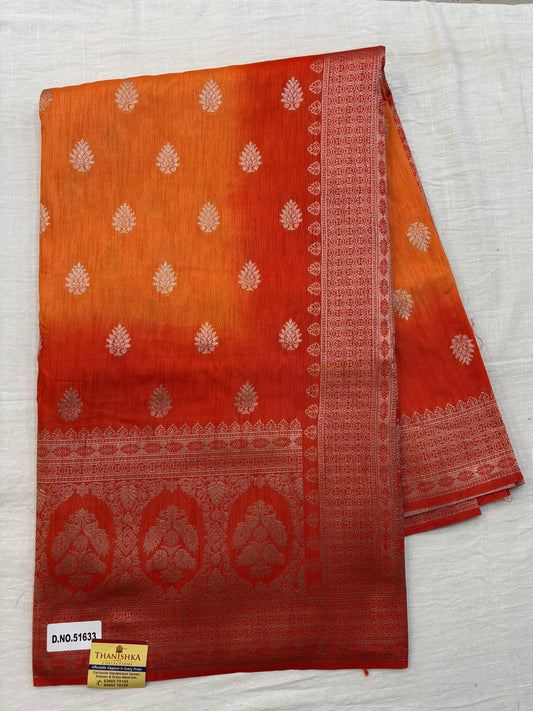 Semi Tussar Dual Shade Sarees-42