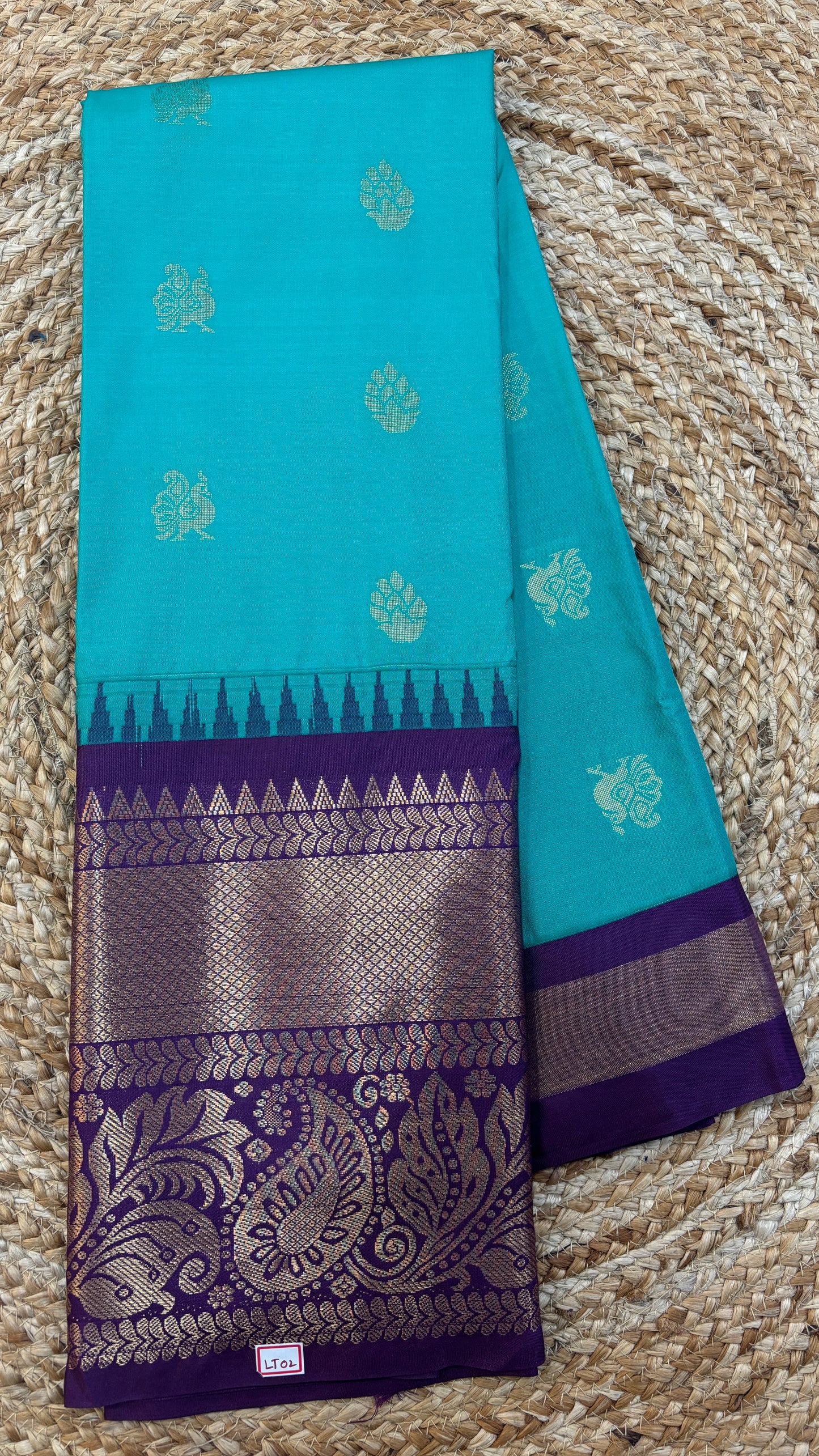 Semi Gadwal Silk Saree