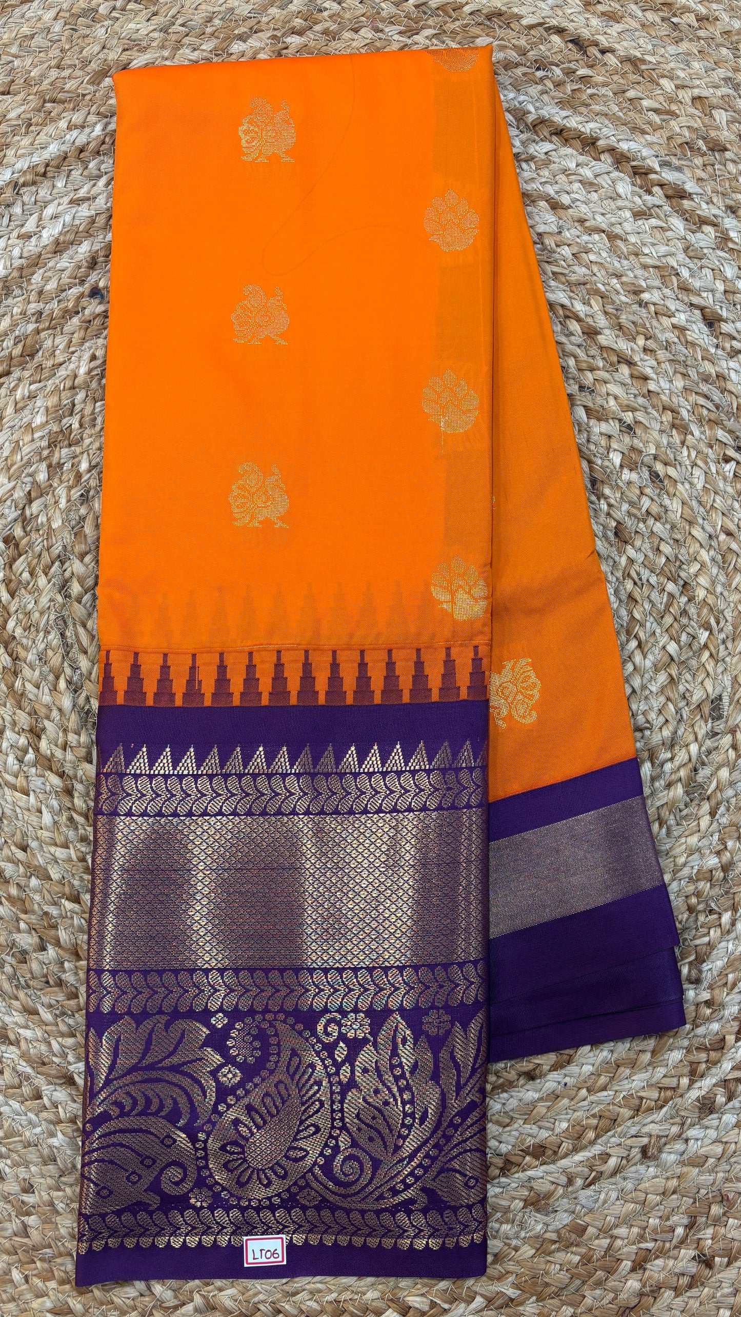 Semi Gadwal Silk Saree