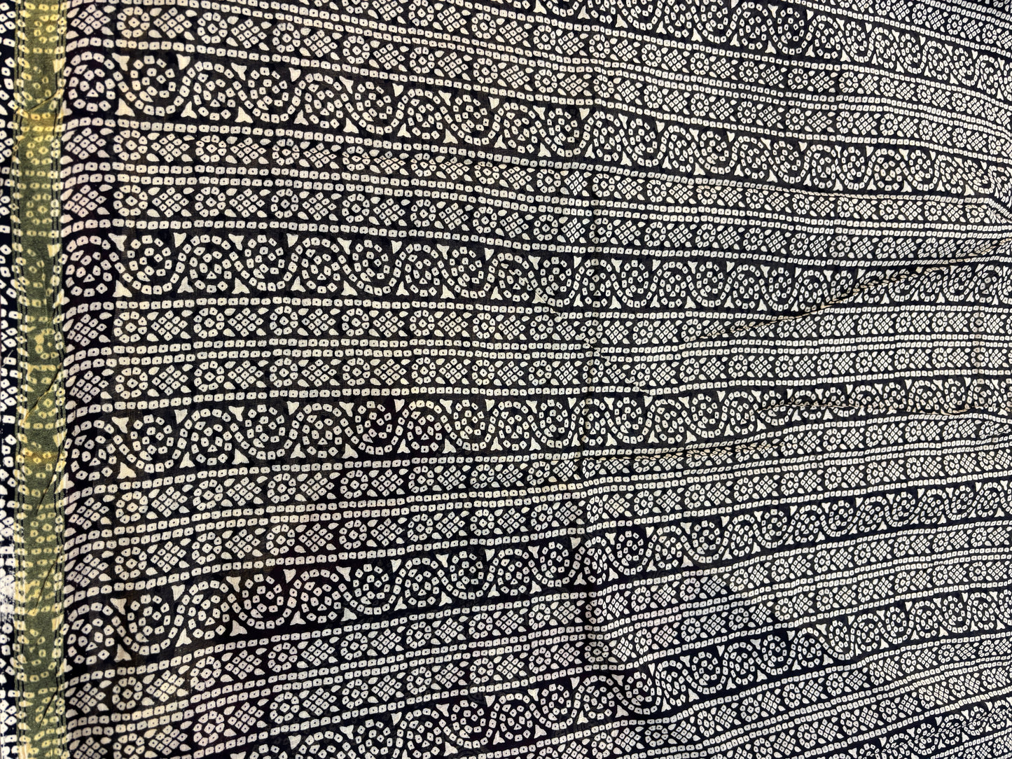 Chanderi cotton Block printed Saree
