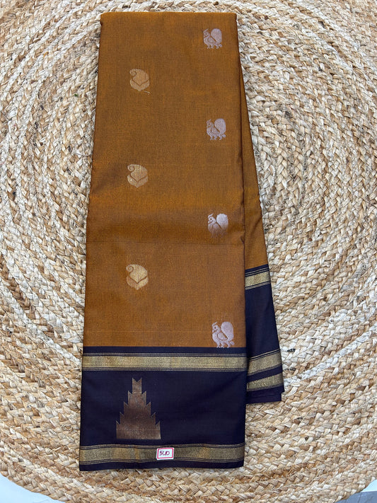 Semi Gadwal Sico Temple border saree