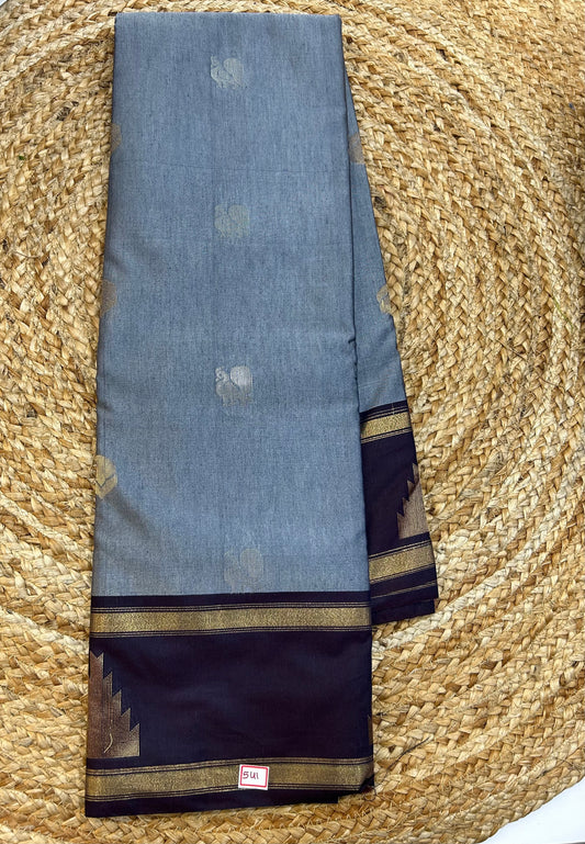 Semi Gadwal Sico Temple border saree