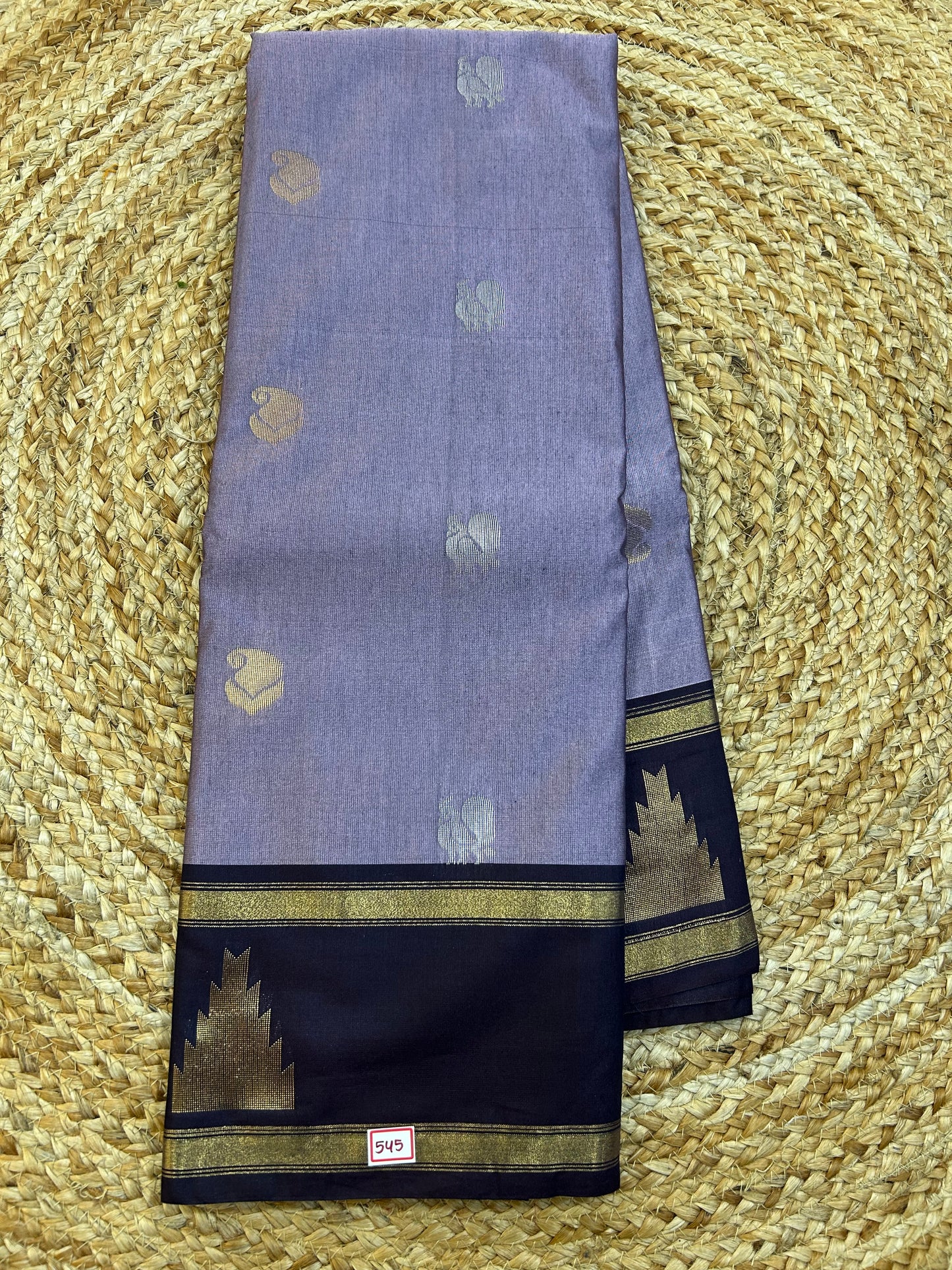 Semi Gadwal Sico Temple border saree