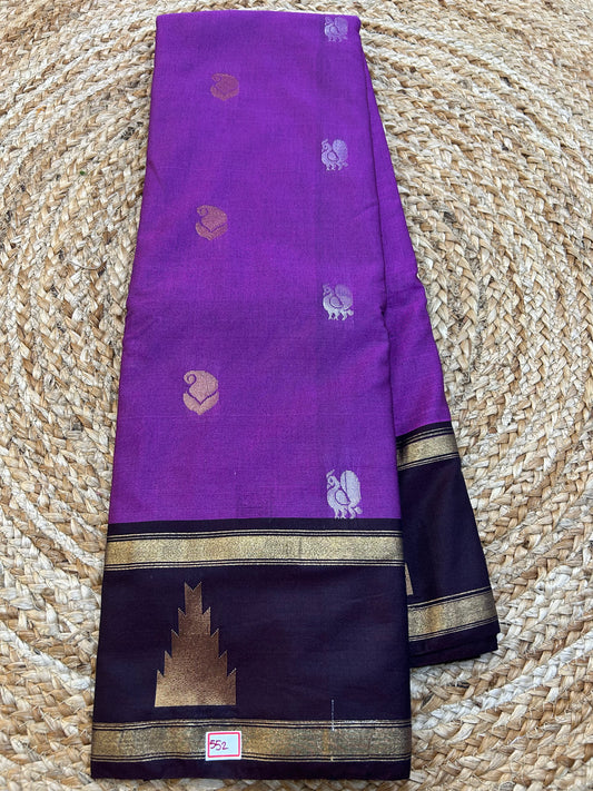 Semi Gadwal Sico Temple border saree