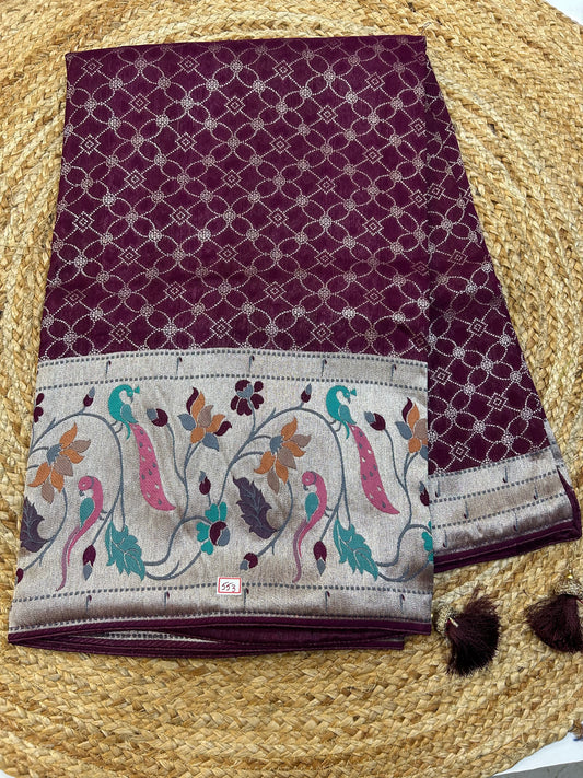 Mashru Paithani sarees