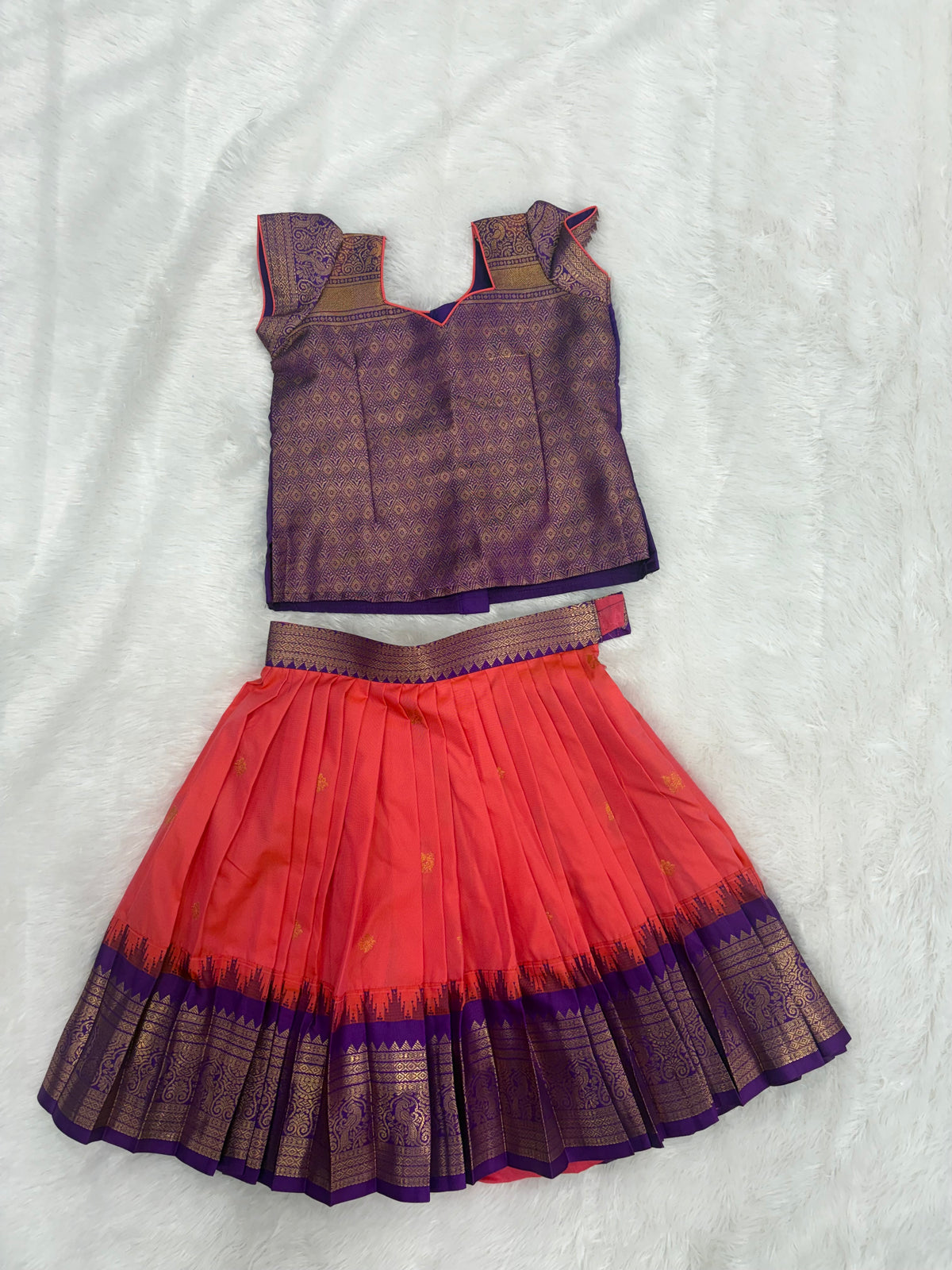 Kids Stitched Lehanga
