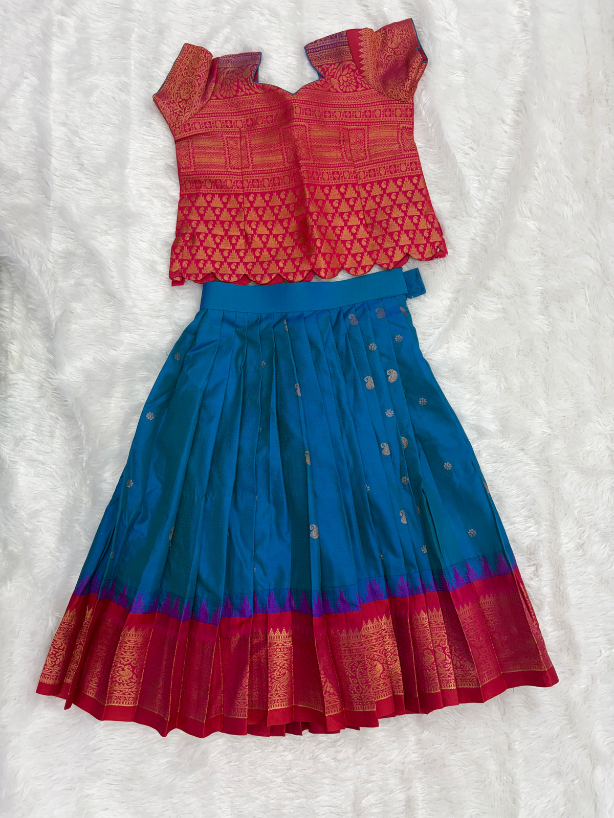 Kids Stitched Lehanga