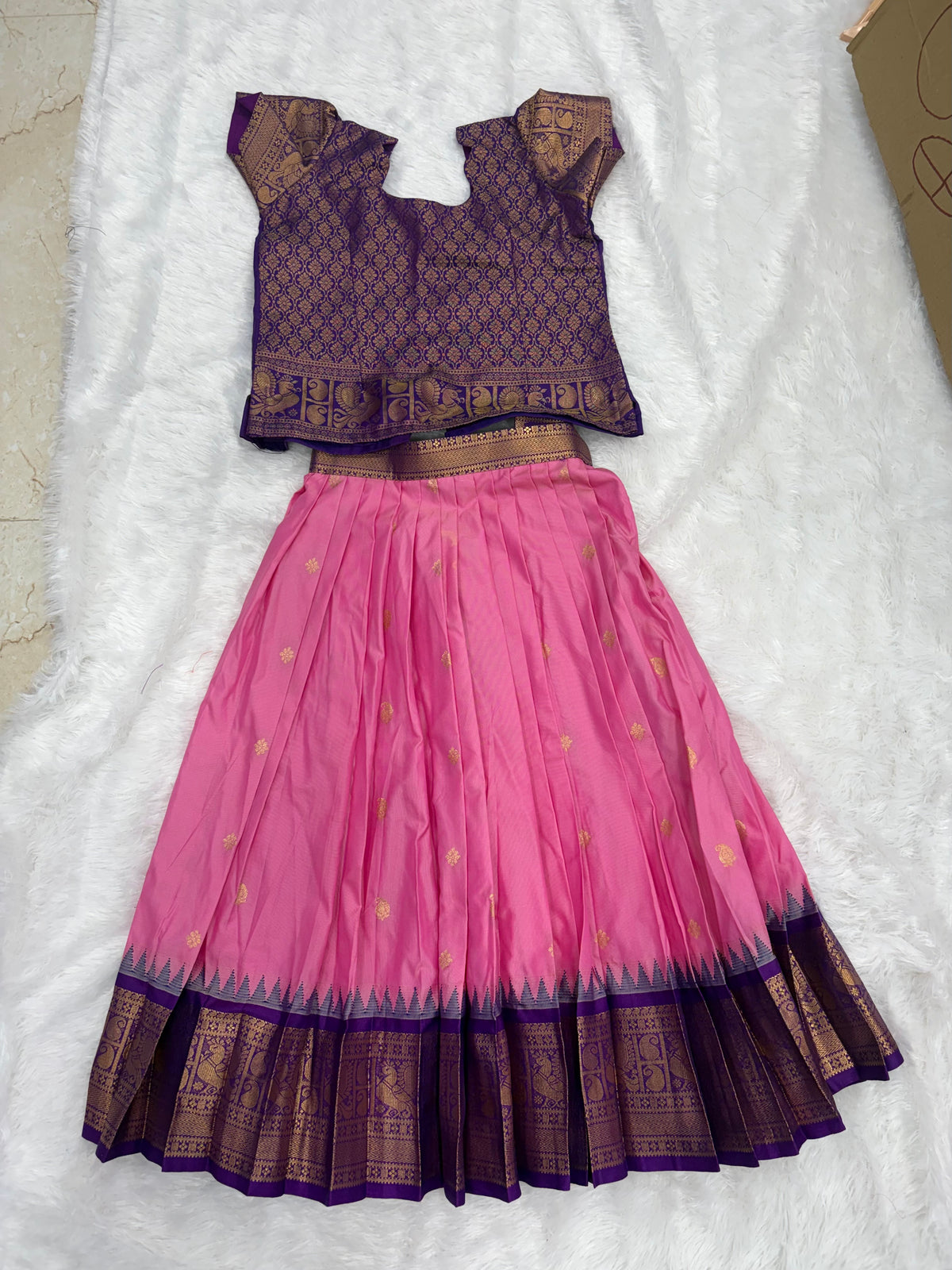 Kids Stitched Lehanga